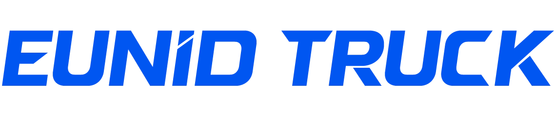 Logo creat dintr-un font pentru compania Eunid Truck